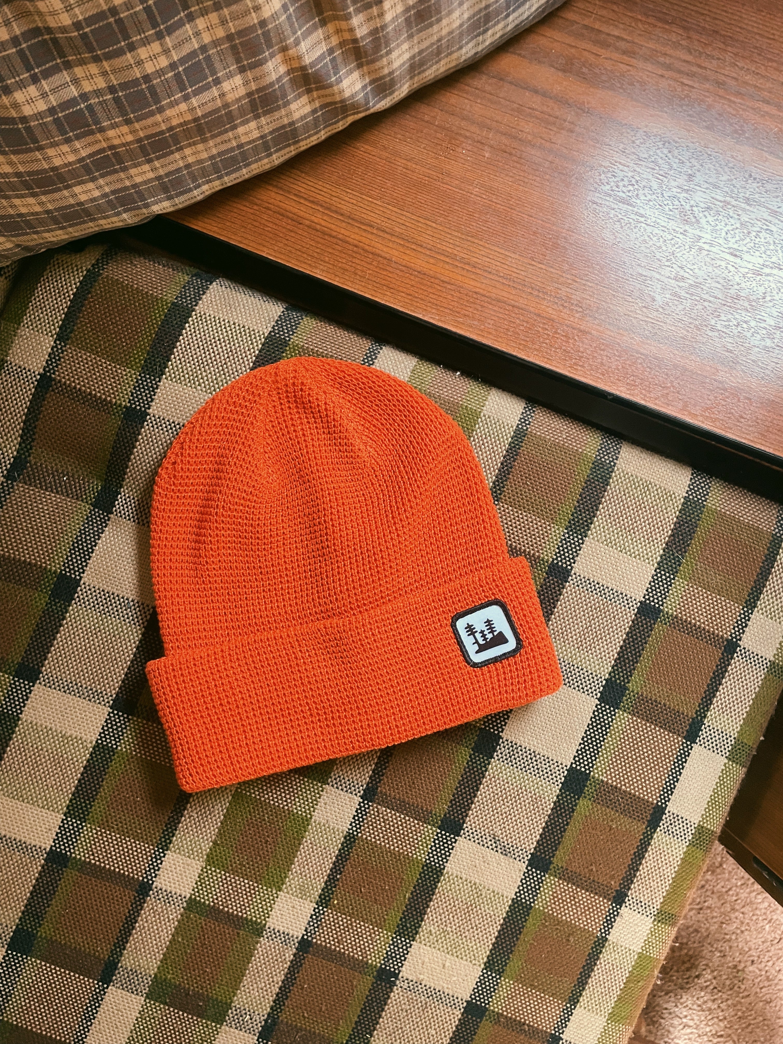 Orange Waffle Grove Beanie