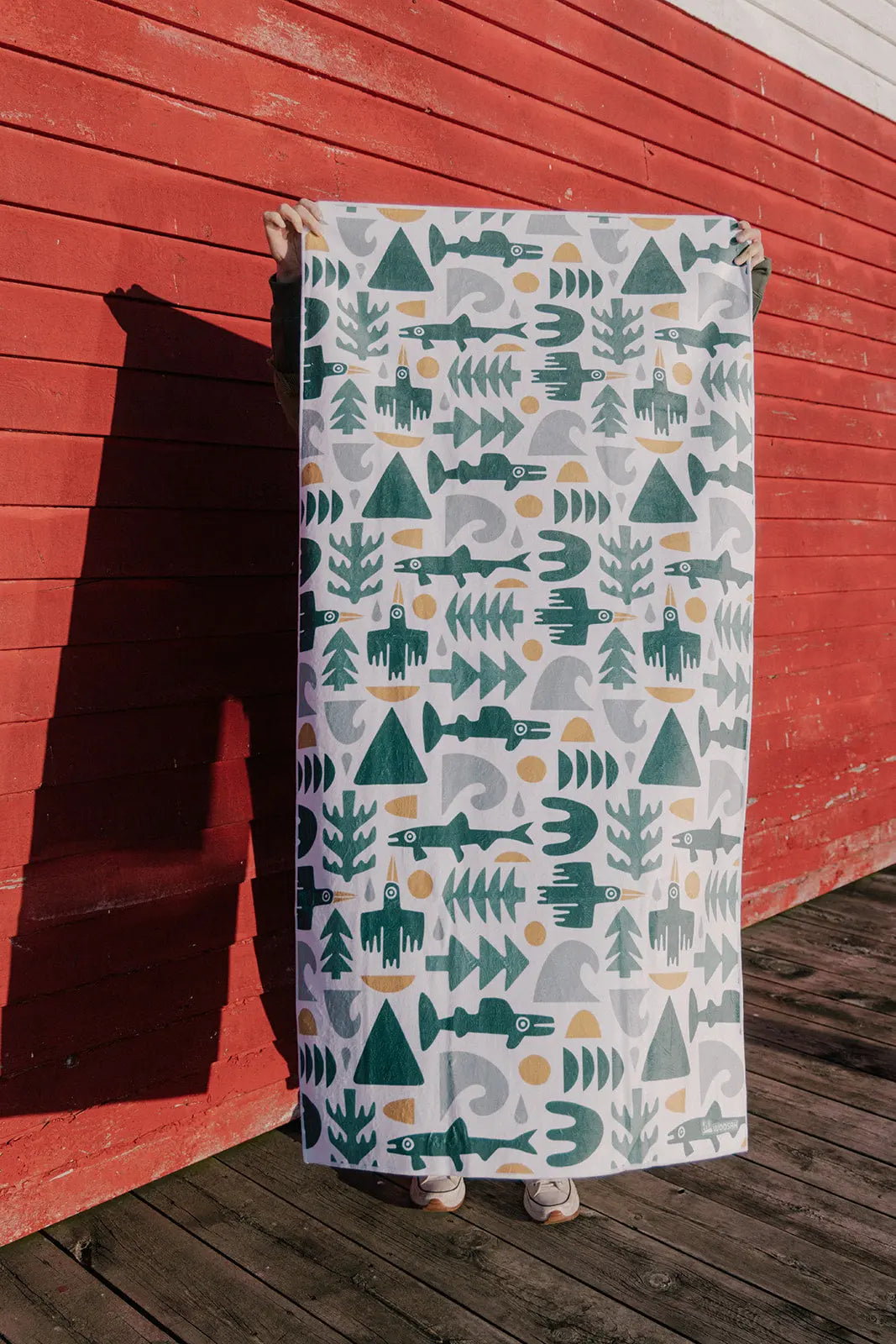 Folklore Beach Towel Silvermoons