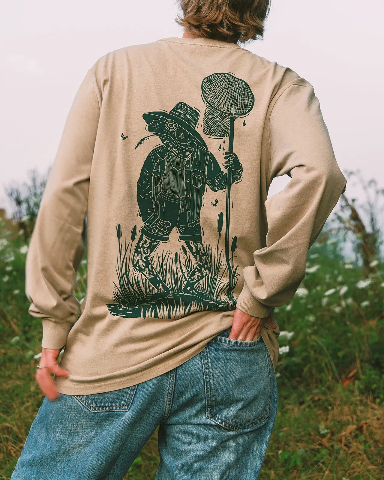 Froggin' Around Long Sleeve Silvermoons