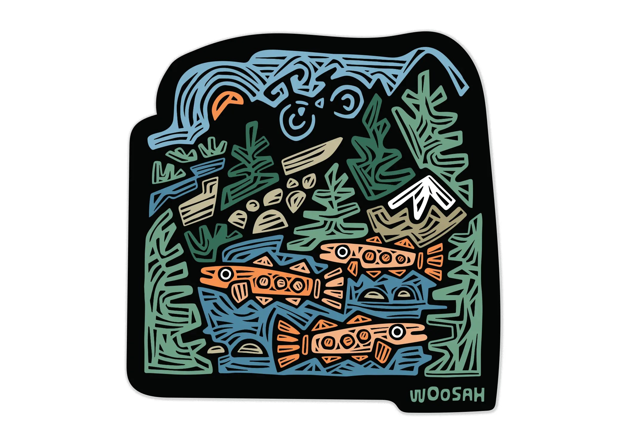 Peak and Pine Sticker Silvermoons