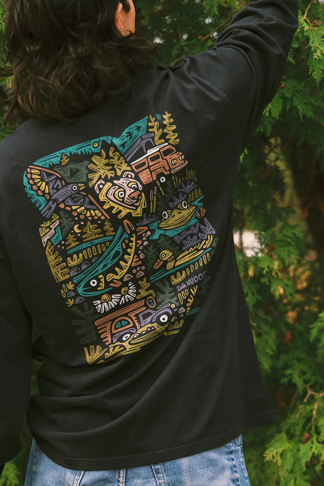 Forest Friends Long Sleeve Silvermoons